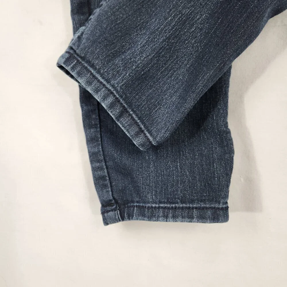 Democracy Ab Solutions Skinny Ankle Jeans Women's 4 Denim Mid Rise Dark Wash - Picture 7 of 10
